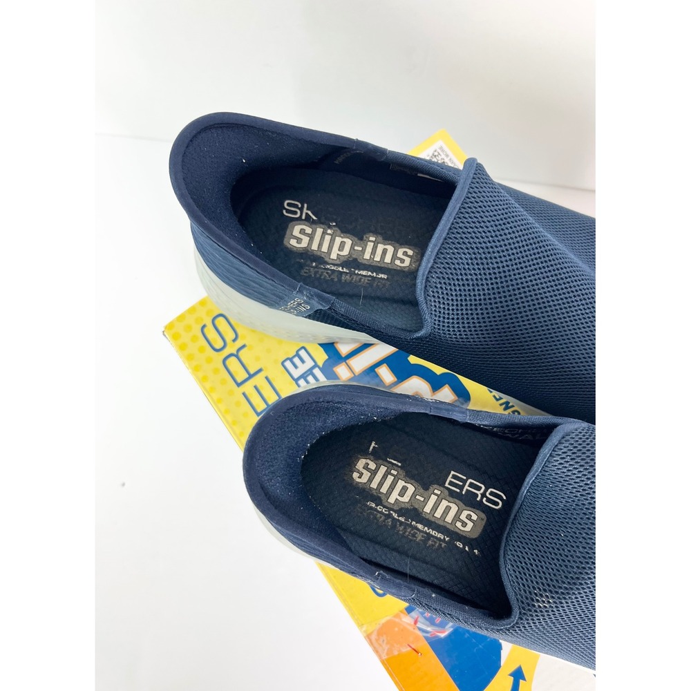 Skechers Hands Free Slip-ins Go Walk Flex Navy Mens 8.5 Extra Wide 216491WW/NVY - Picture 3 of 8